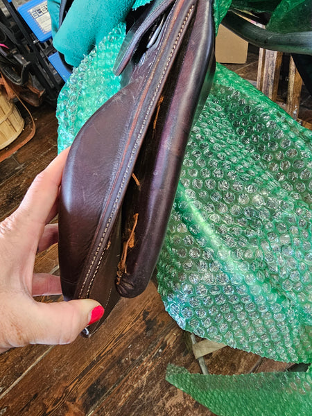 18" Devoucoux Chiberta O Monoflap Jump Saddle