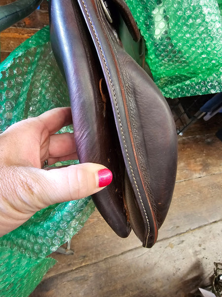 18" Devoucoux Chiberta O Monoflap Jump Saddle