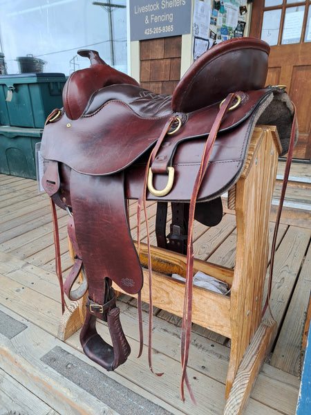 16.5" Tucker Cheyenne Frontier Western Trail Saddle