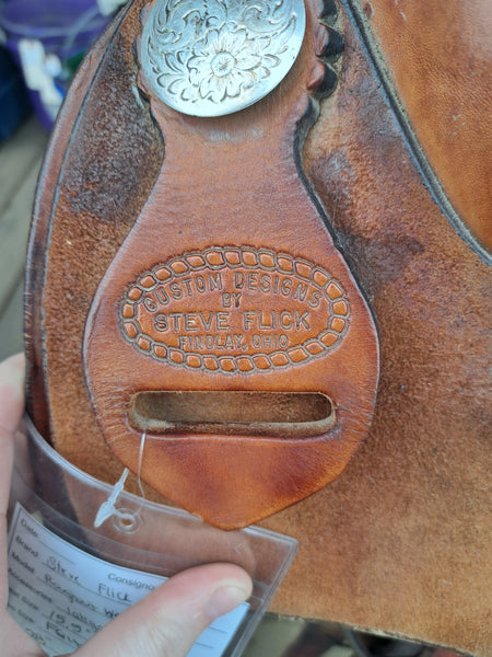 15.5" Steve Flick Roughout Work Saddle