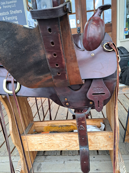 16.5" Tucker Cheyenne Frontier Western Trail Saddle