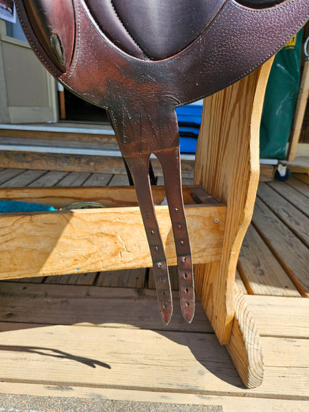 18" Devoucoux Chiberta O Monoflap Jump Saddle