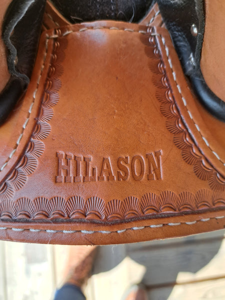 15" Hilason Treeless Barrel Racing Saddle