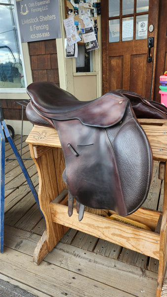 17.5" Bates Caprilli Close Contact Jump Saddle