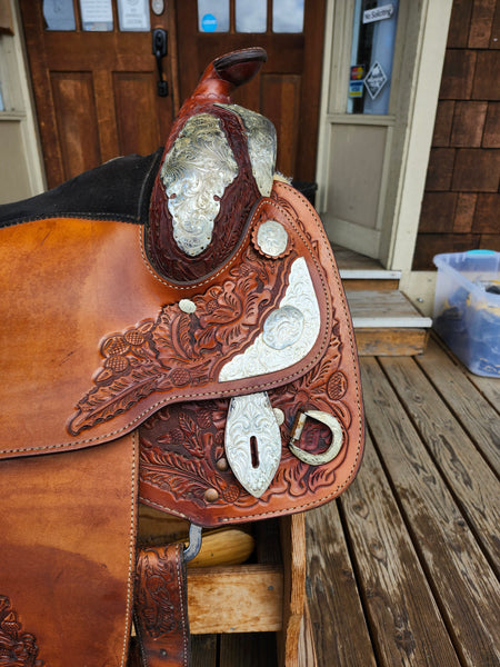 15.5" Tex Tan Imperial Equitation Saddle