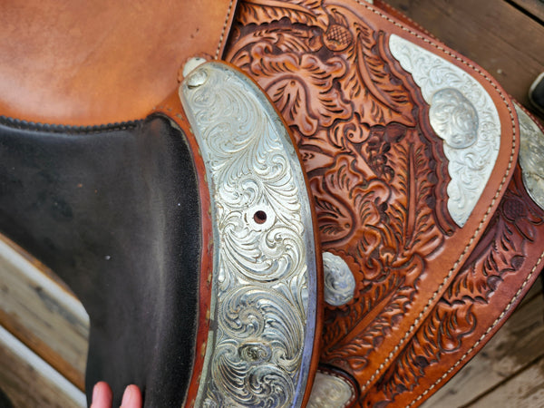 15.5" Tex Tan Imperial Equitation Saddle