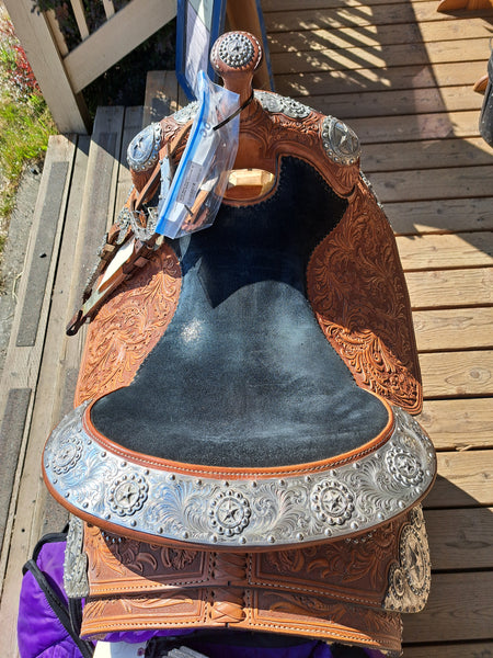 16" Silver Mesa Western Equitation Saddle