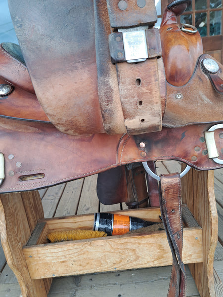 15.5" Steve Flick Roughout Work Saddle
