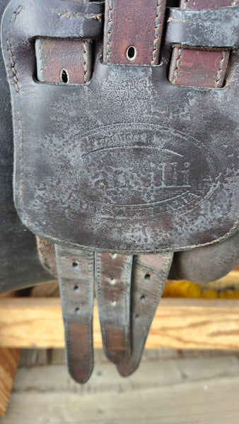 17.5" Bates Caprilli Close Contact Jump Saddle