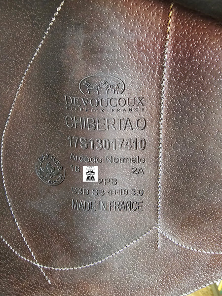 18" Devoucoux Chiberta O Monoflap Jump Saddle