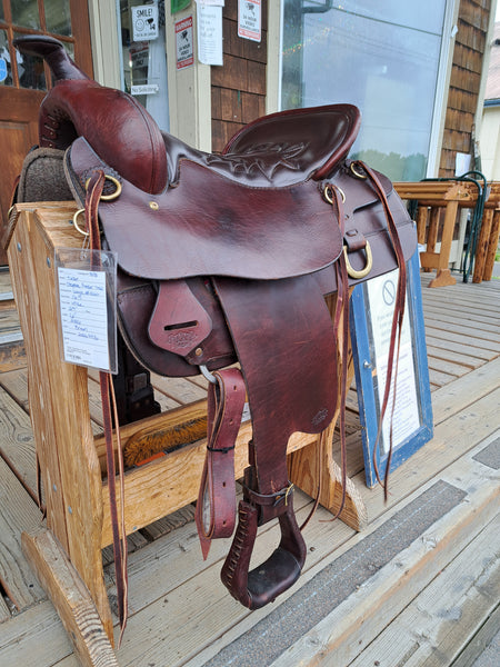 16.5" Tucker Cheyenne Frontier Western Trail Saddle