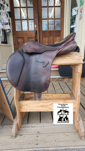 17.5" Bates Caprilli Close Contact Jump Saddle