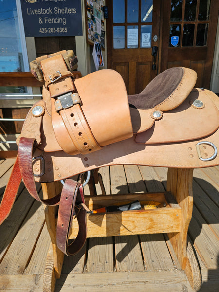 16" RS Saddlery Roughout Training Saddle