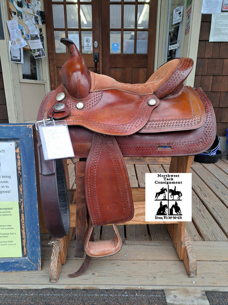 15" Royal King RB Auto Adjust Flex Tree Trail Saddle