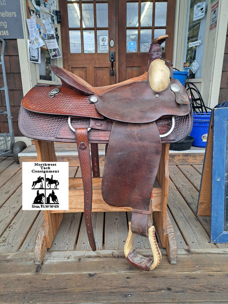 16" Simco Roping Saddle