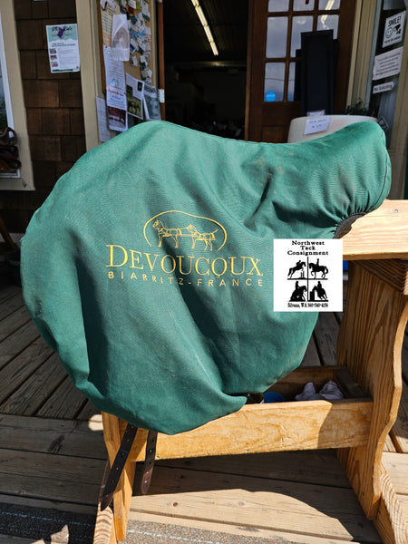18" Devoucoux Chiberta O Monoflap Jump Saddle