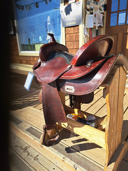 16" Dakota Saddlery Pleasure Flex Western Saddle
