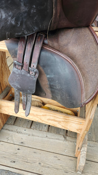 17.5" Bates Caprilli Close Contact Jump Saddle