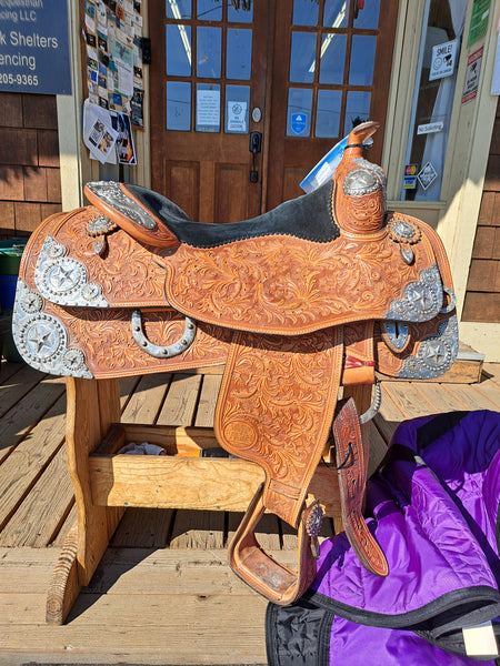 16" Silver Mesa Western Equitation Saddle