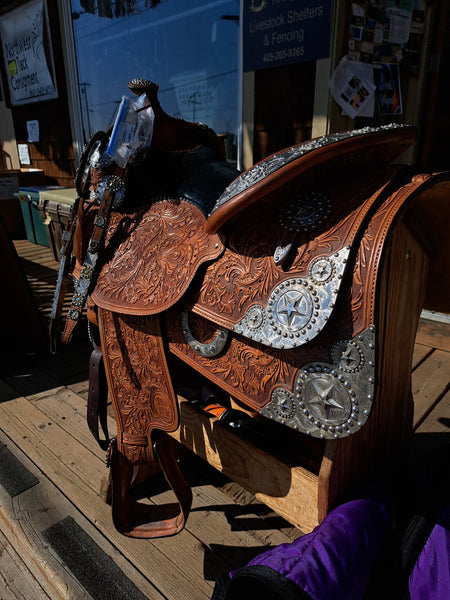 16" Silver Mesa Western Equitation Saddle