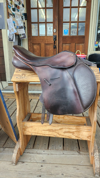 17.5" Bates Caprilli Close Contact Jump Saddle