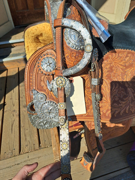 16" Silver Mesa Western Equitation Saddle
