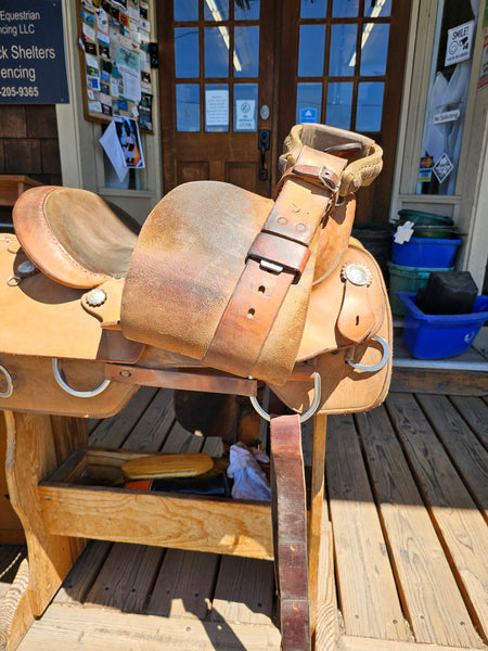 16" Billy Royal Roughout Work Saddle