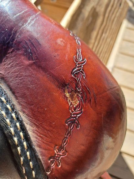16" Dakota Saddlery Pleasure Flex Western Saddle