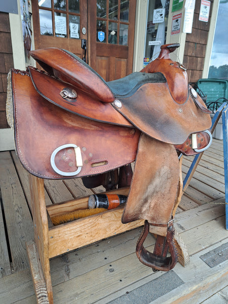 15.5" Steve Flick Roughout Work Saddle