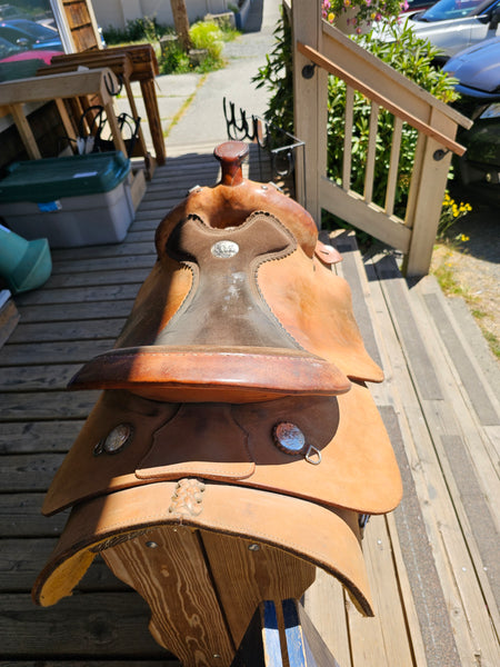 16" Billy Royal Roughout Work Saddle