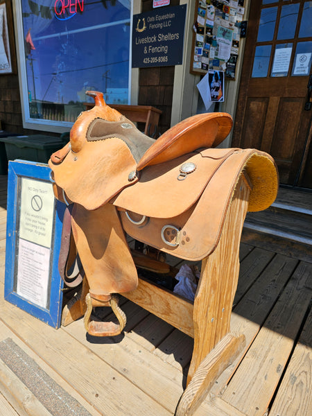 16" Billy Royal Roughout Work Saddle