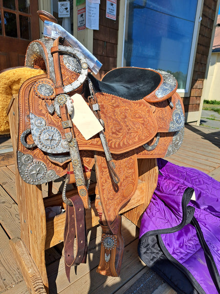 16" Silver Mesa Western Equitation Saddle