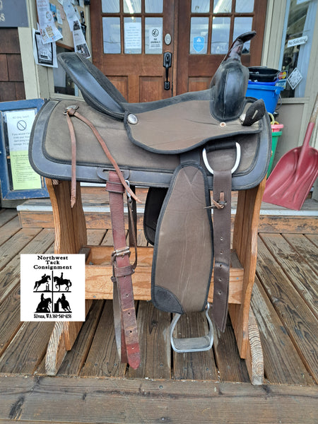 15" Abetta Synthetic Western Saddle