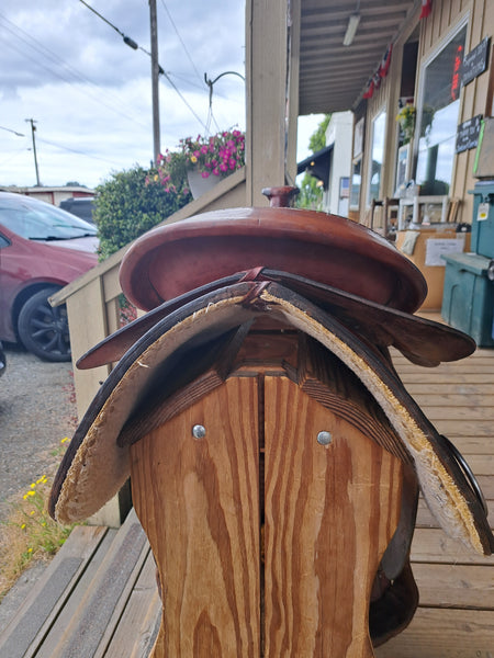 15.5" Steve Flick Roughout Work Saddle