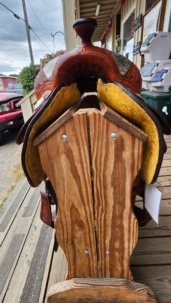 14.5" Showman Western Equitation Show Saddle