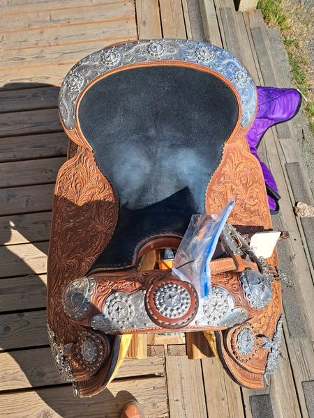 16" Silver Mesa Western Equitation Saddle