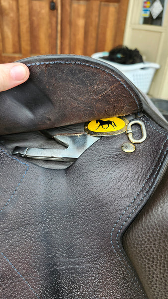 ON TRIAL 17" Black Country Solare Jumping Saddle