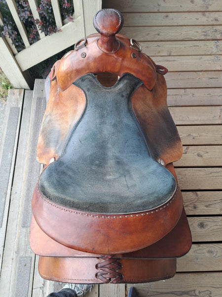 15.5" Steve Flick Roughout Work Saddle