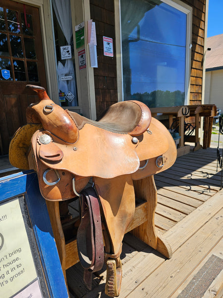 16" Billy Royal Roughout Work Saddle