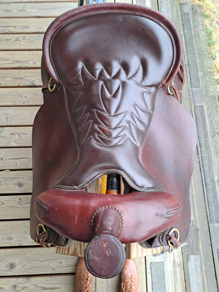 16.5" Tucker Cheyenne Frontier Western Trail Saddle