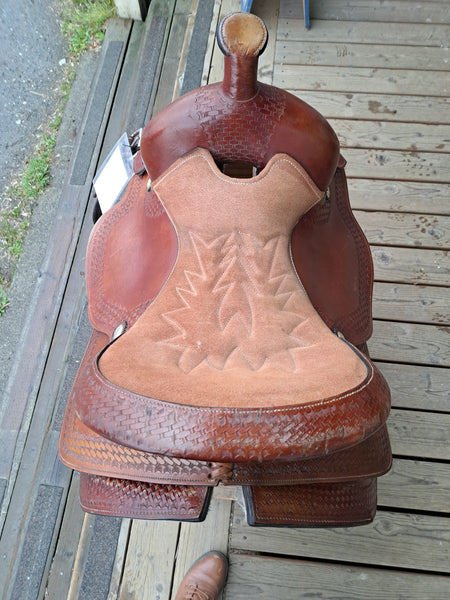 15" Royal King RB Auto Adjust Flex Tree Trail Saddle
