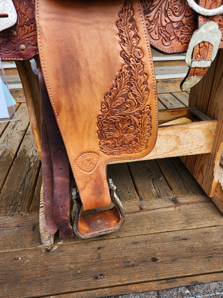 15.5" Tex Tan Imperial Equitation Saddle