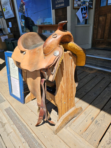 16" Billy Royal Roughout Work Saddle