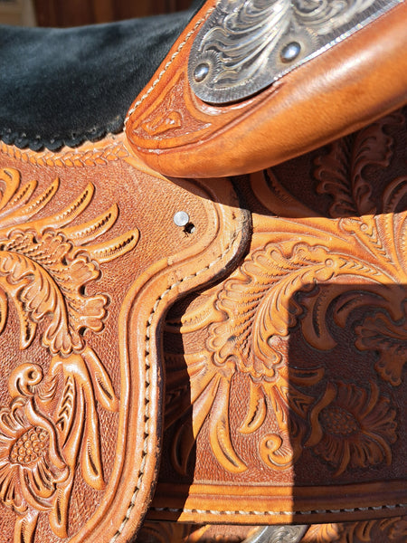 16" Silver Mesa Western Equitation Saddle