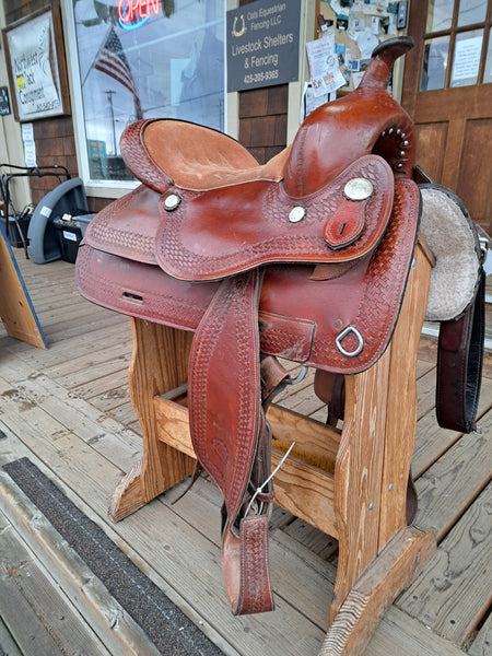 15" Royal King RB Auto Adjust Flex Tree Trail Saddle