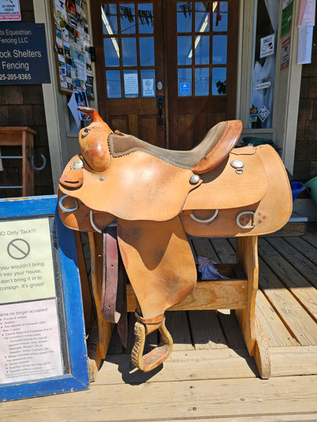 16" Billy Royal Roughout Work Saddle