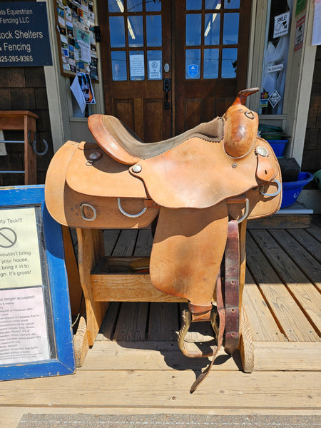16" Billy Royal Roughout Work Saddle
