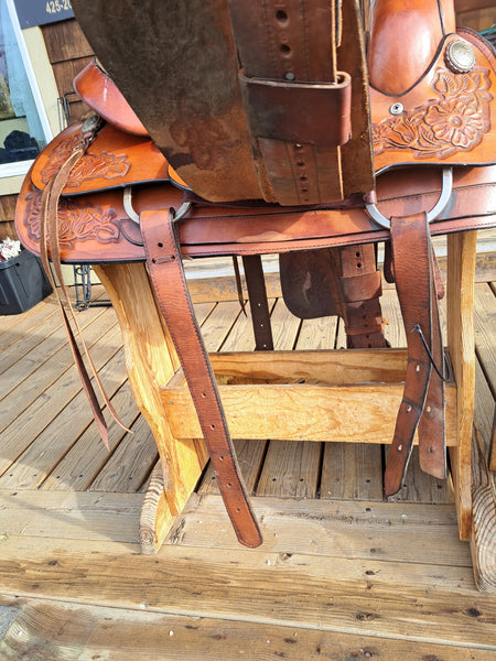 16" Hereford Tex Tan Western Saddle