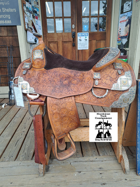 16.5" Silver Mesa Western Equitation Show Saddle
