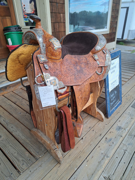 16.5" Silver Mesa Western Equitation Show Saddle
